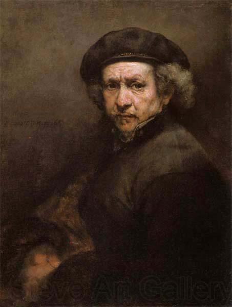 Rembrandt van rijn Self-Portrait Norge oil painting art
